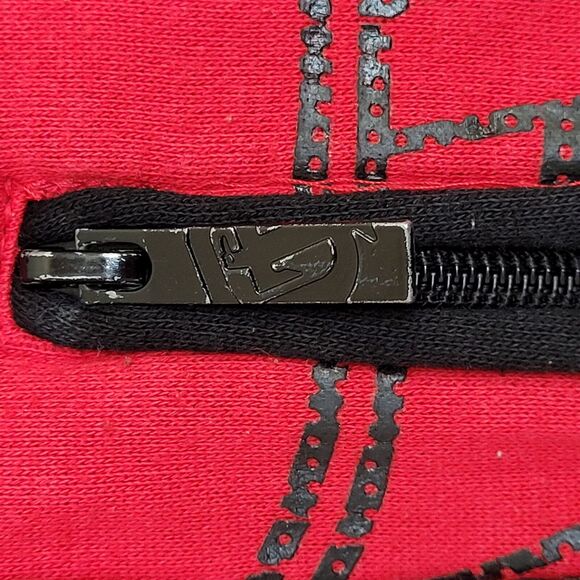 TapOut Hoodie XL 23x25 Colorblock Black Red Gray - Picture 12 of 15